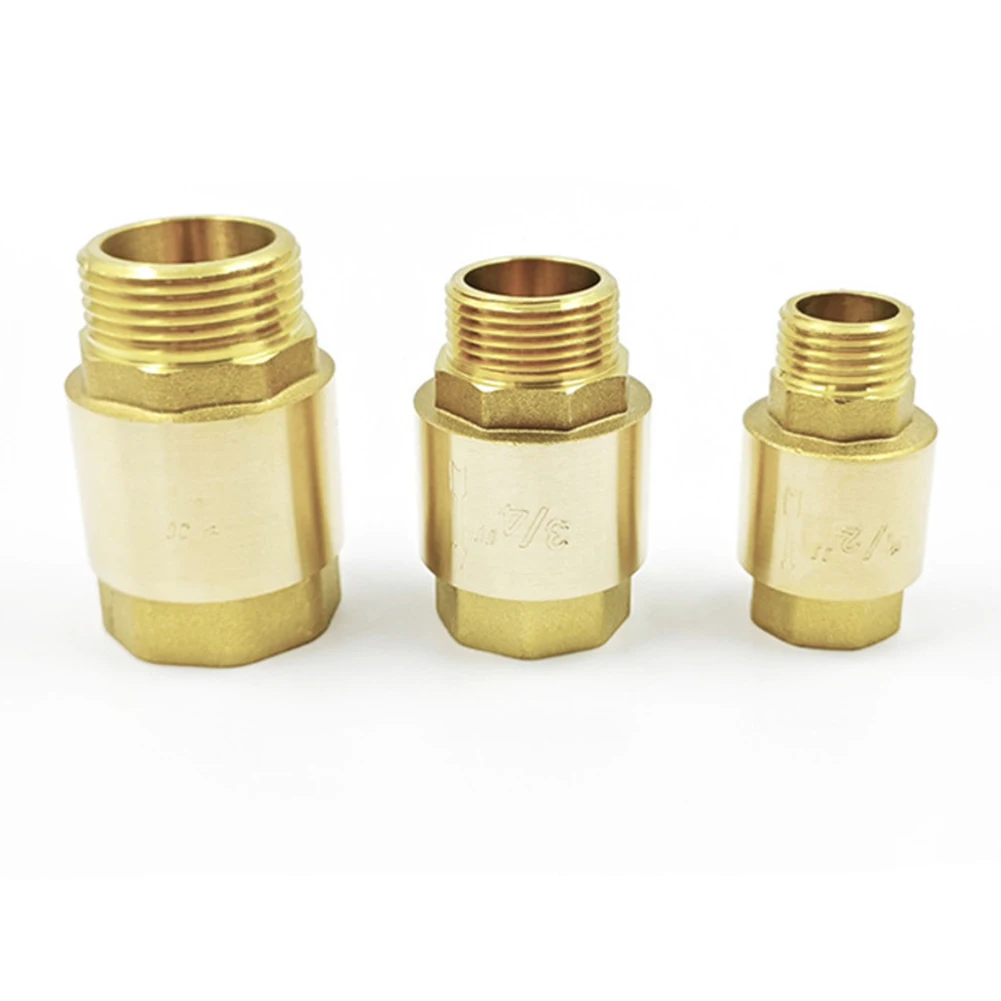

1 шт. латунный обратный клапан с внутренней/внешней резьбой G 1/2 дюйма 3/4 дюйма 1 дюйм DN15-DN25 для систем орошения водоснабжения, аксессуары