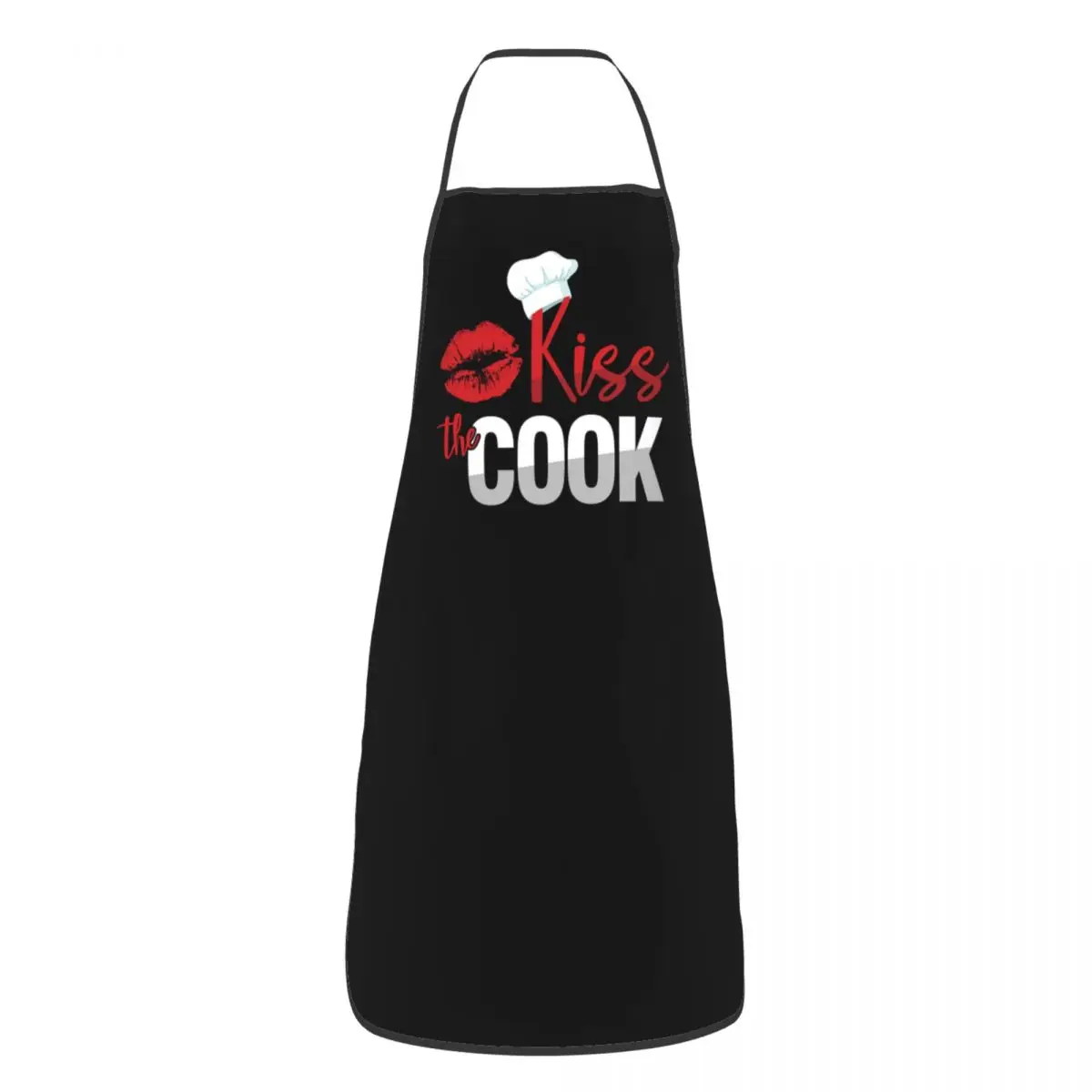 Retro Kiss The Cook Apron Women Men Unisex Cooking Kitchen Tablier Cuisine Chef Gardening