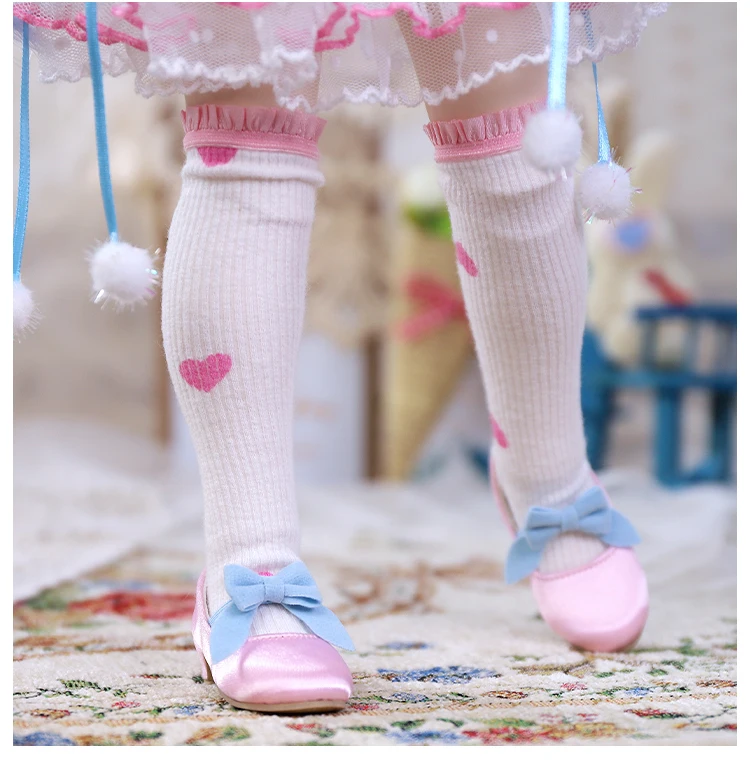 DIY bjd Dress up Angel Doll Shoes 40cm Doll Doll Shoes Satin Bow Dress Shoes bjd Give Friends Christmas Birthday Gifts Every Fam