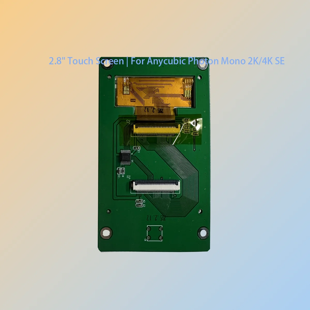 Anycubic Photon Mono 2K/4K  3D Printer Parts, 2.8 Inch LCD Touch Screen with UI Icon Operation Interface