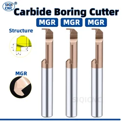 MGR Mini Boring Cutter Micro Metal Cutter Inner Hole Grooving Metal Tungsten Carbide Alloy Blade Mini Lathe Accessories Tools