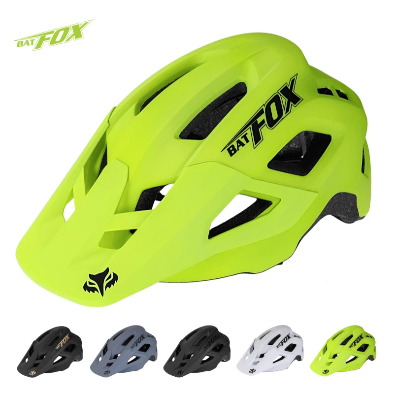 BATFOX-MTB Bicycle Helmet For Men, Adjustable Safety Cap, Ultra-Lightweight, Mountain Road Cycling, Sports Racing, Riding