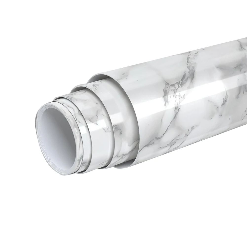 Affordable White Grey Marble for contact Paper Wall Sticker for Budget Renovation (60 80 characters) Affordable