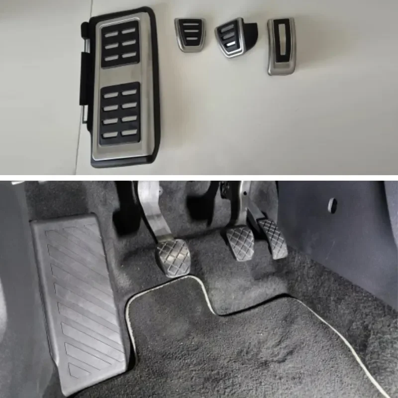 LHD Pedals Cover for Volkswagen GOLF 7 GTi MK7 Lamando POLO A05 Passat B8 Skoda Rapid Octavia 5E 5F A7 2014-2023