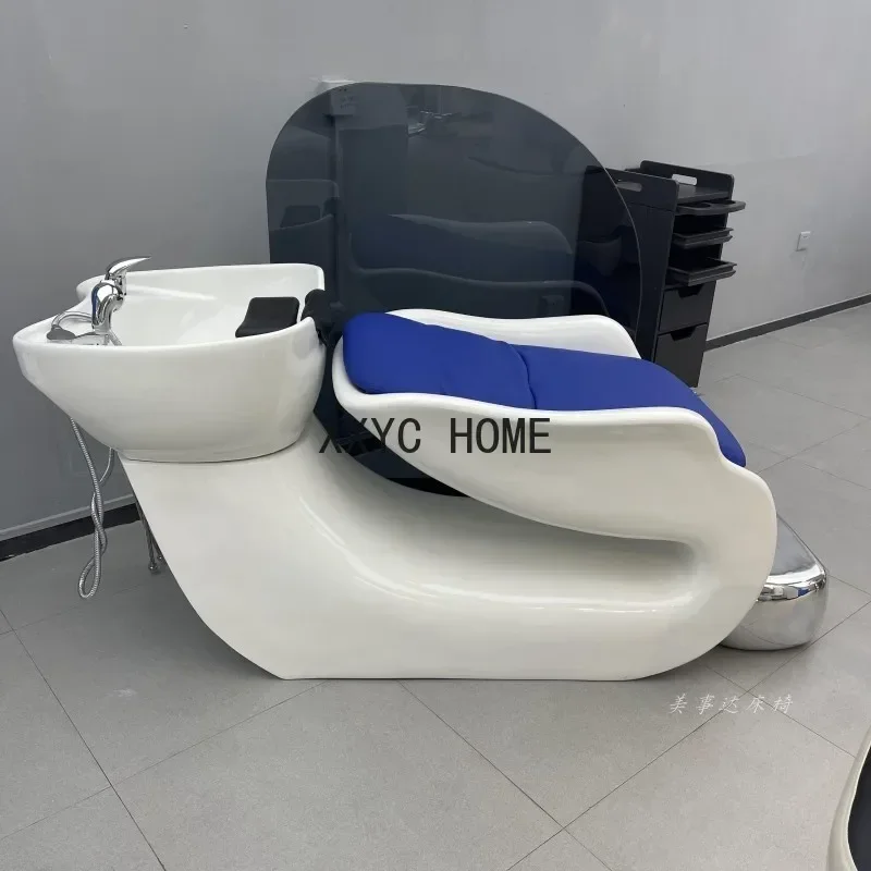 dedicated barber shop Internet celebrity shampoo bed