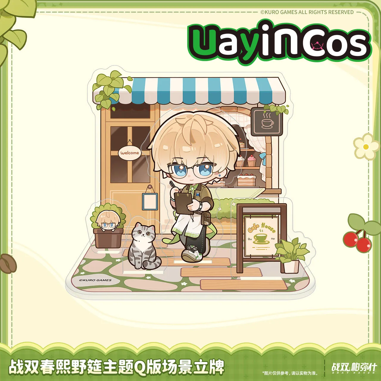 

In stock Original GRAY RAVEN:PUNISHING Lee Lucia Liv Acrylic Scene Stand Desktop Ornaments Doll Accessories Anime Figure Game