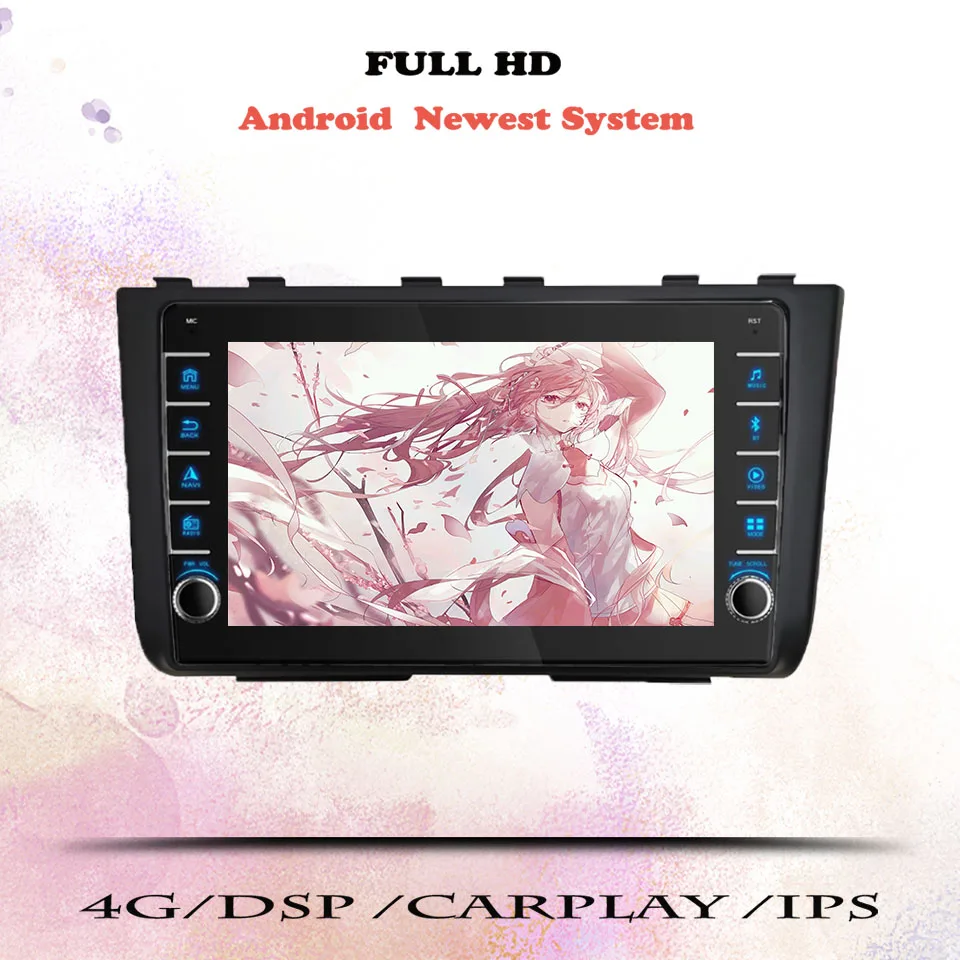 For Hyundai Creta IX25 2020 2021 Auto Radio Stereo Multimedia Video HU Head Unit With GPS Navi 8G ram 2Din Auto DVD Cassette