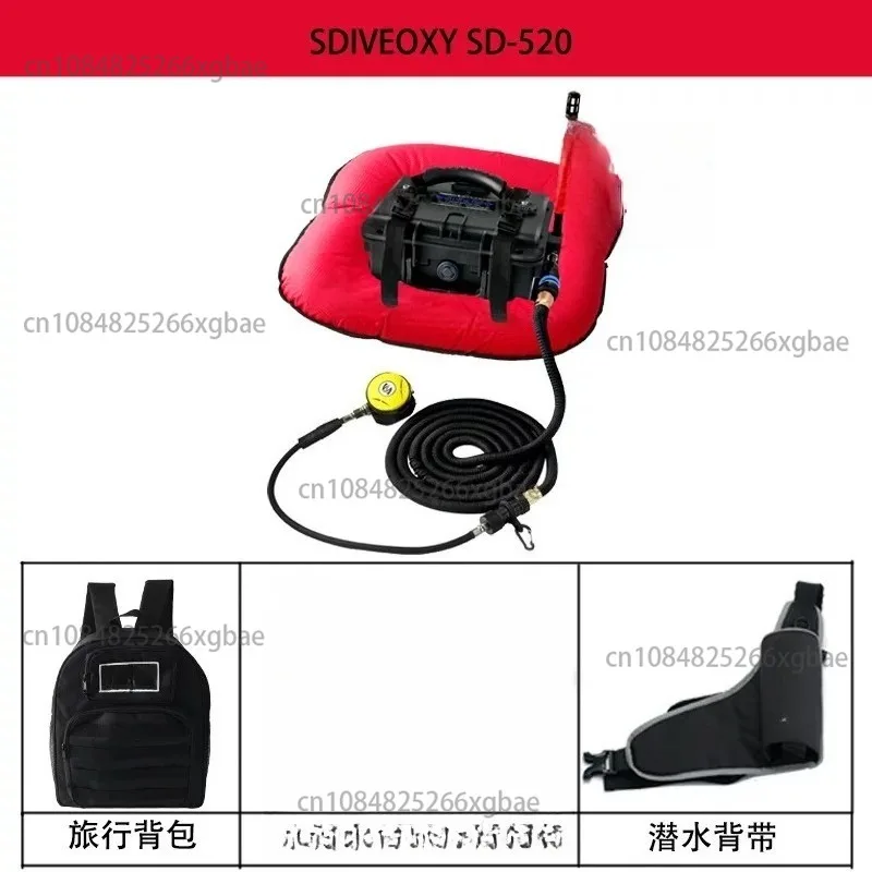Submersible Hookah System Portable Scuba Air Partner No Tank Breathing Device Underwater Respirator 60-70 Minutes Oxygen Lung