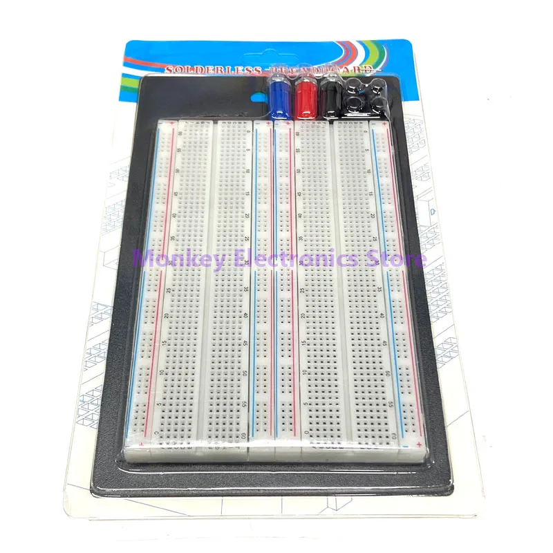 1660hole breadboard lab bench Solderless circuit tester ZY-204 for electronic circuit assembly Experiment Test Robotics