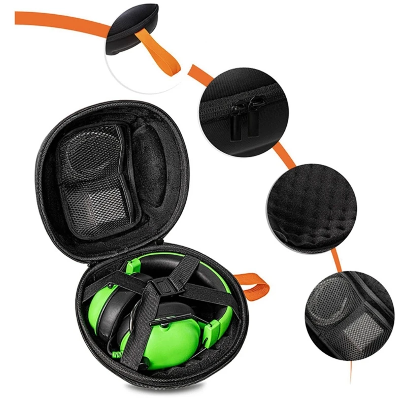 Sarung kantung pembawa headphone untuk penutup pelindung headphone V2 X Over Ear