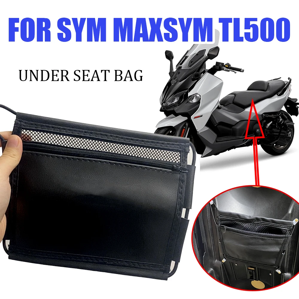 

Under Seat Storage Bag For SYM MAXSYM TL500 MAXSYM TL 500 Motorcycle Accessories Leather Tool Bag Pouch Waterproof Bag Parts