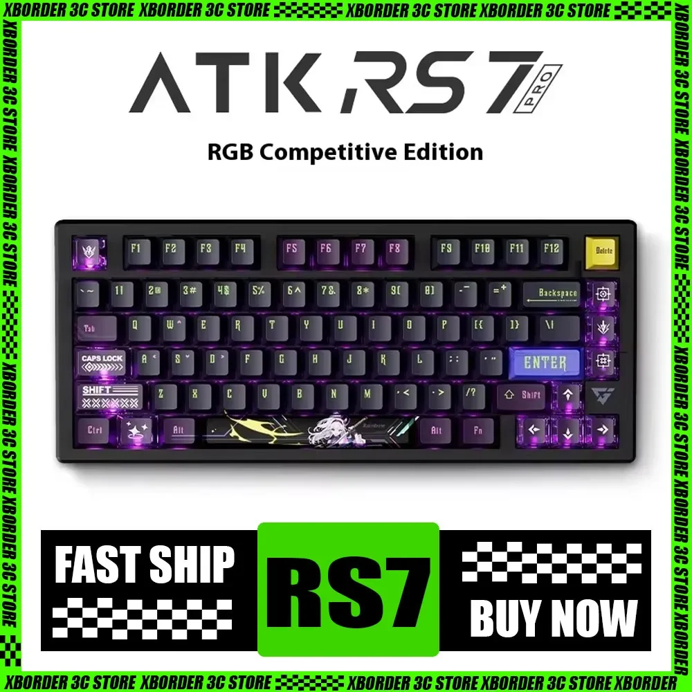 Atk Rs7 Magnetic Switch Mechanical Keyboard 8k Wired Rgb Gaming Keyboard Smart Speed X Quick Trigger For Varolant Pc Gamer Gifts