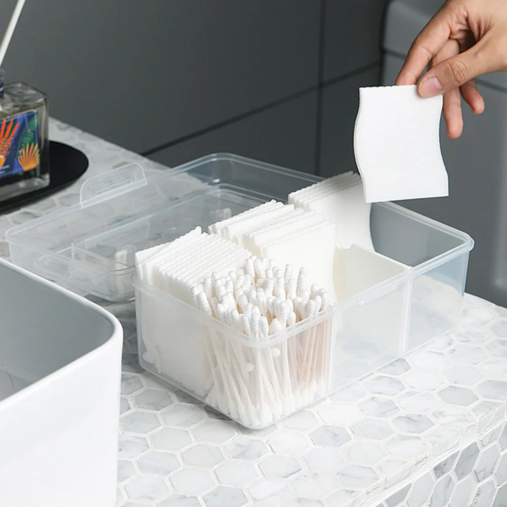 

1Pcs Medicine Box Transparent Plastic Organizer with Handle Portable Family Emergency Case Pill Storage Container