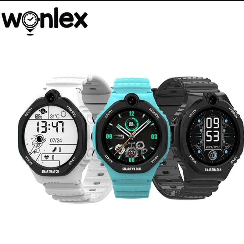 

Wonlex Children Smart Watch 4G SOS Call HD Video Call WIFI GPS Location Tracker Camera Waterproof Kids SmartWatch KT26S