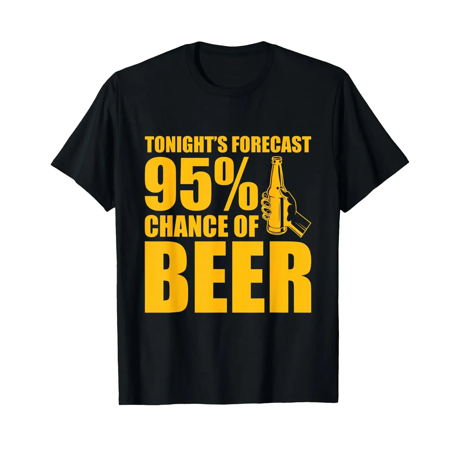 Tonight's Forecast 95 Chance of Beer T Shirt vintage Washed Slightly Stretched Unisex Comfortable Casual fashion Stylish
