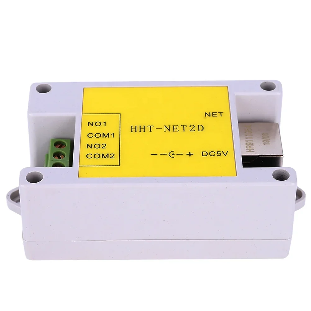 NF 2 Channel DC5V 10A Industrial IP Network Relay Module Remote Controller Ethernet to RS485 Modbus HHT-NET2D