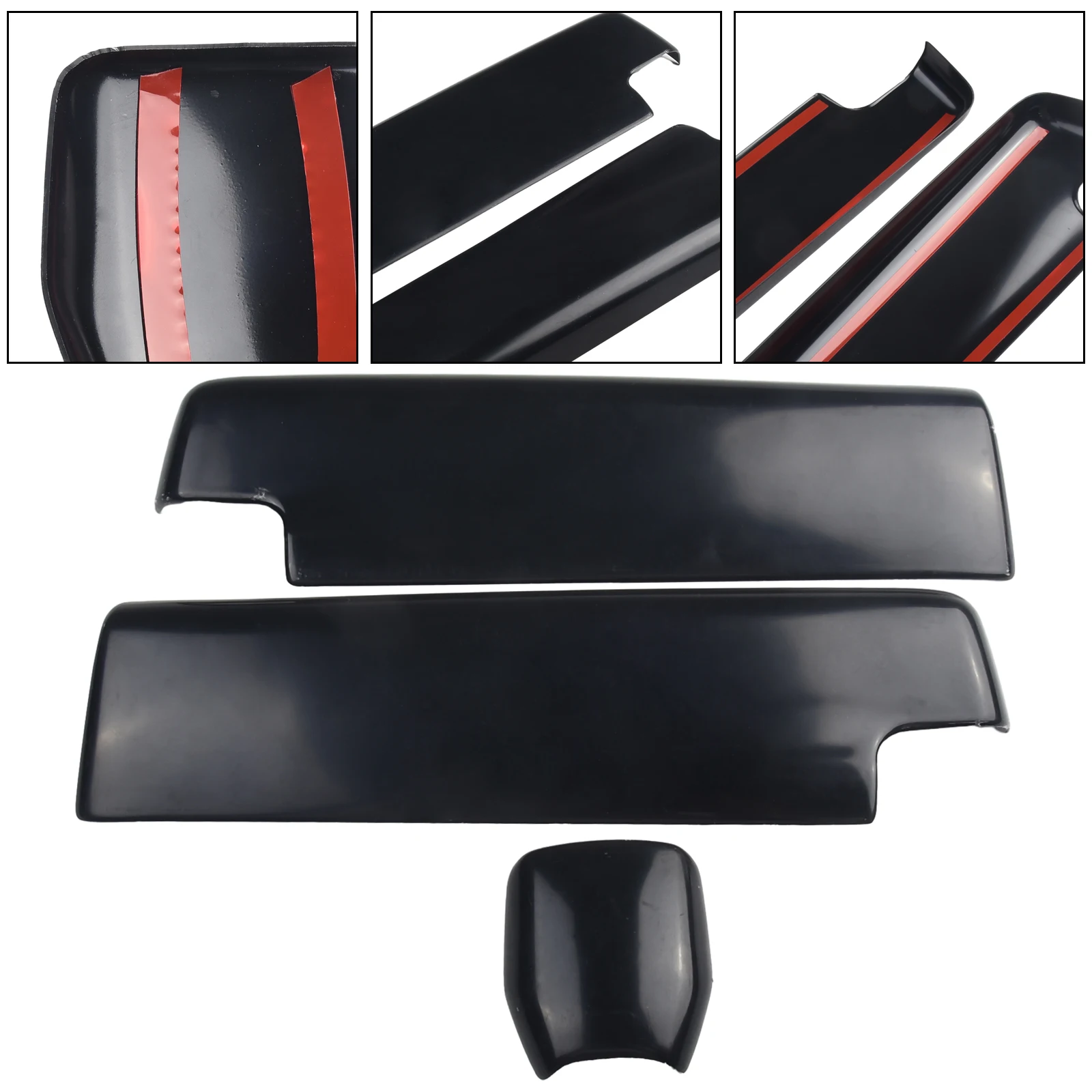 1x Cover Cover Trim 2010-2015 Waterproof ABS Plastic For Benz for eclass Glossy Black Never Fade High Grade 1x