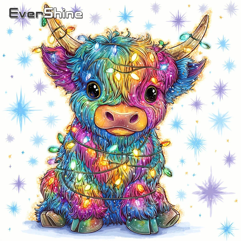 Evershine DIY Diamond Embroidery Animal Picture Rhinestones 