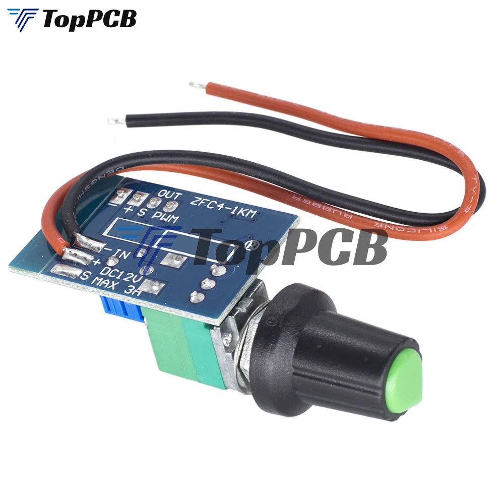 DC 12V PWM Fan Speed Control Switch Module 4 Pin PC Chassis Fan Motor Speed Controller Regulator Governor for Laptop Server Cool