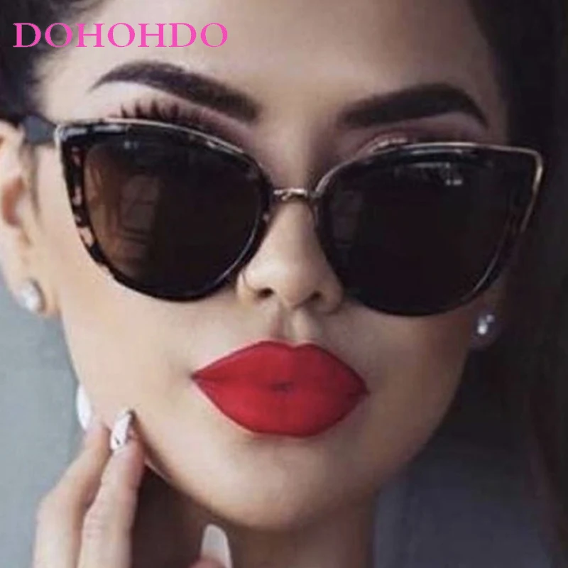 

Vintage Designer Personality Cat Eye Women's Sunglasses Luxury Brand Big Frame Men Sun Glasses Travel Drive Eyewear UV400 Lentes