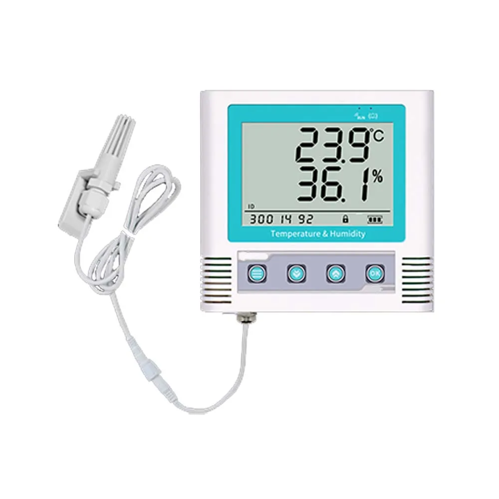 2026 Pt100 Thermocouple Thermo-Hygrometer with RS485 Output LED Display IP65 0.2 Resolution | OEM/ODM Support 3-Year Warranty