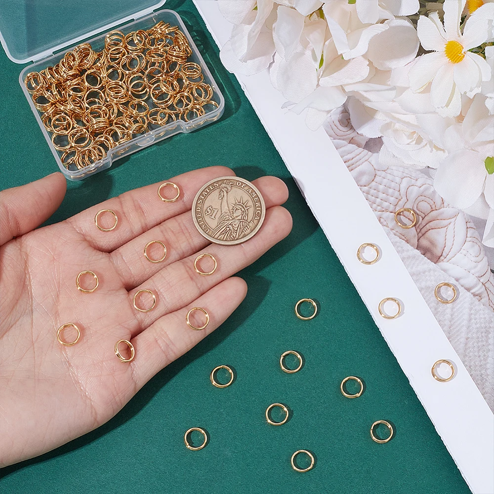 150 Buah Cincin Belah Baja Tah - Gold Plated Ring ulasan dan harga