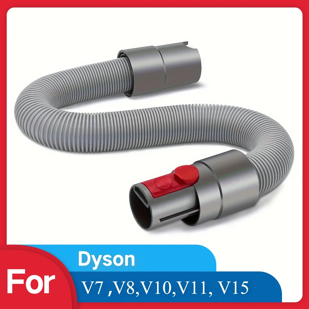 Staubsaugerschlauch-Verlängerung für Dyson V7 V8 V10 V10 V15, Verlängerungsschlauch Staubsauger Ersatzschlauch Zubehör