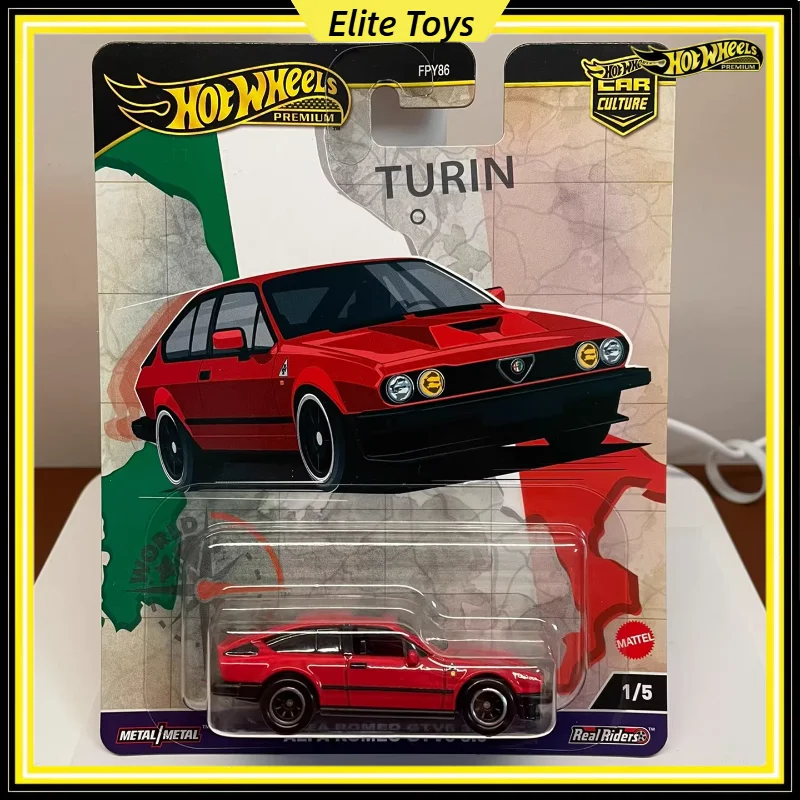 

Genuine Hot Wheels Car Culture ALFA ROMEO GTV6 3.0 1:64 Scale Diecast Vehicle Premium Alloy Collectible Model Toys Boys Gift