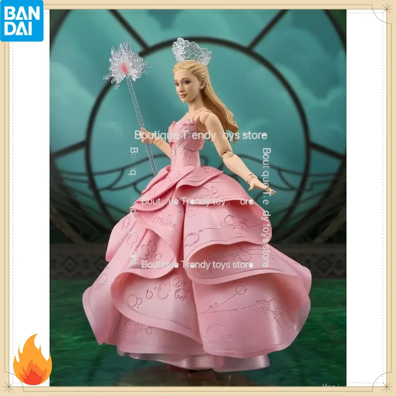 

Bandai S.H.Figuarts Glinda Elphaba Action Figure PVC ABS Collectible Model with Wand Broom Cape Accessories Display Stand