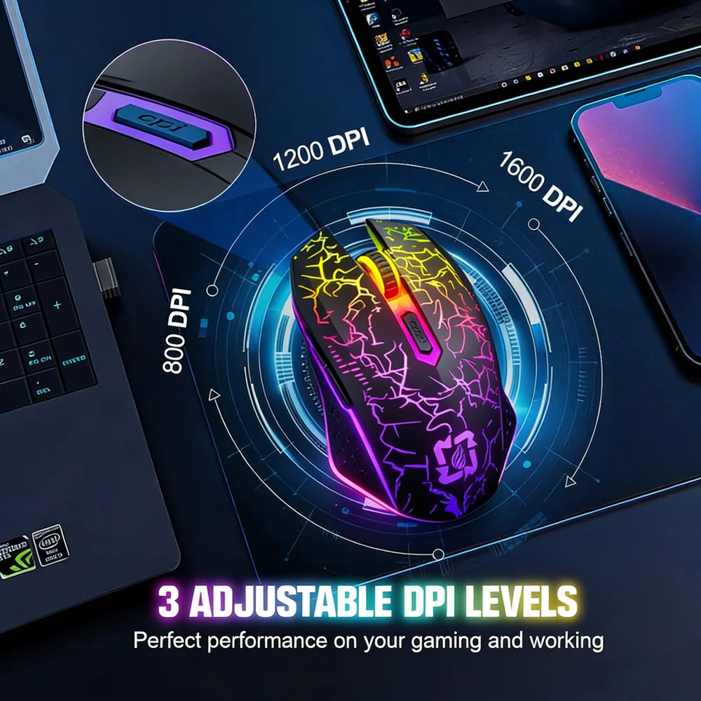 ماوس بلوتوث لاسلكي من KEBIDUME - مراجعة Mini Wireless Mouse وسعره