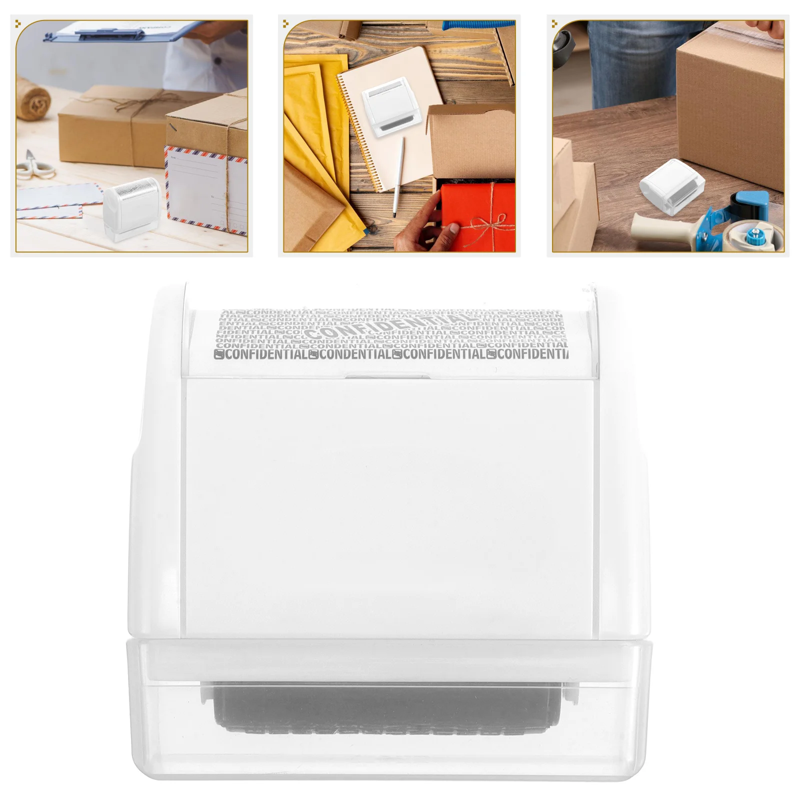 

Confidential Roller Stamp Identity Theft Prevention Privacy Protection Document Blocker Secure Ink Roller