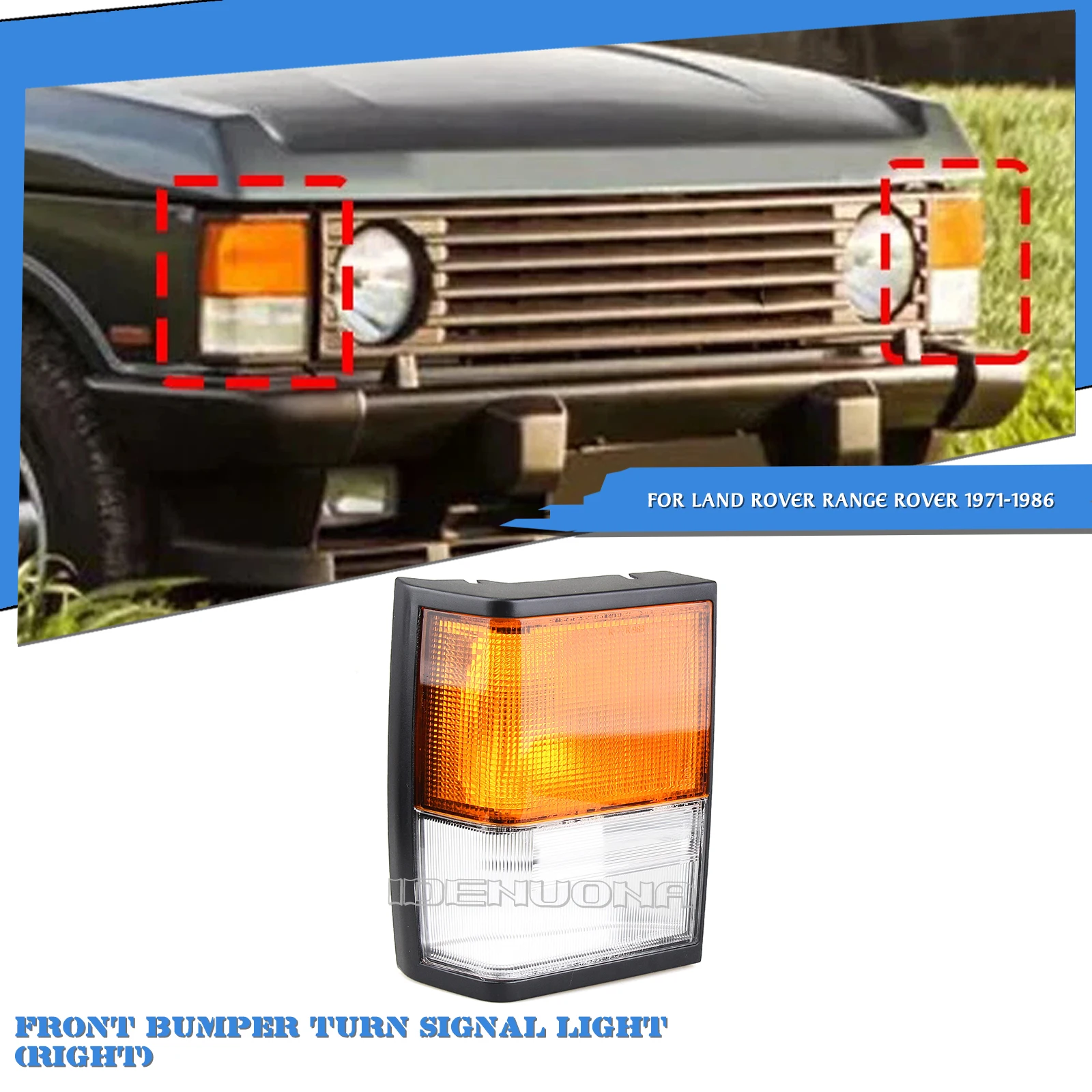 

Car Daytime Running Light Corner Headlight Turn Signal Lamp For Land Rover Range Rover 1971-1986 Executive Version
