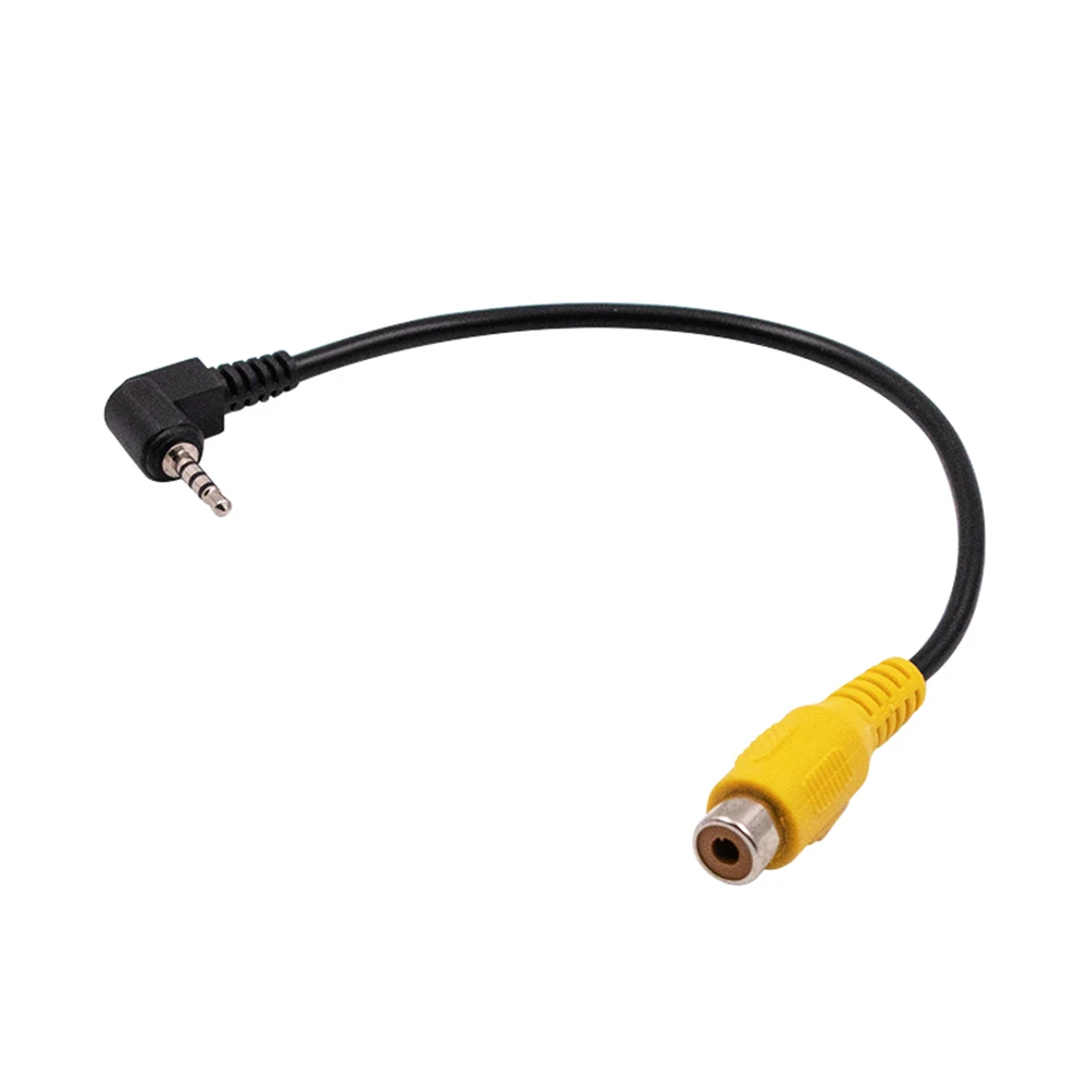 1PC AV In Video Cable Adapter 2.5mm AV Jack Male Plug To RCA Female Adapter Cable for GPS and Rear Camera Converter Cable