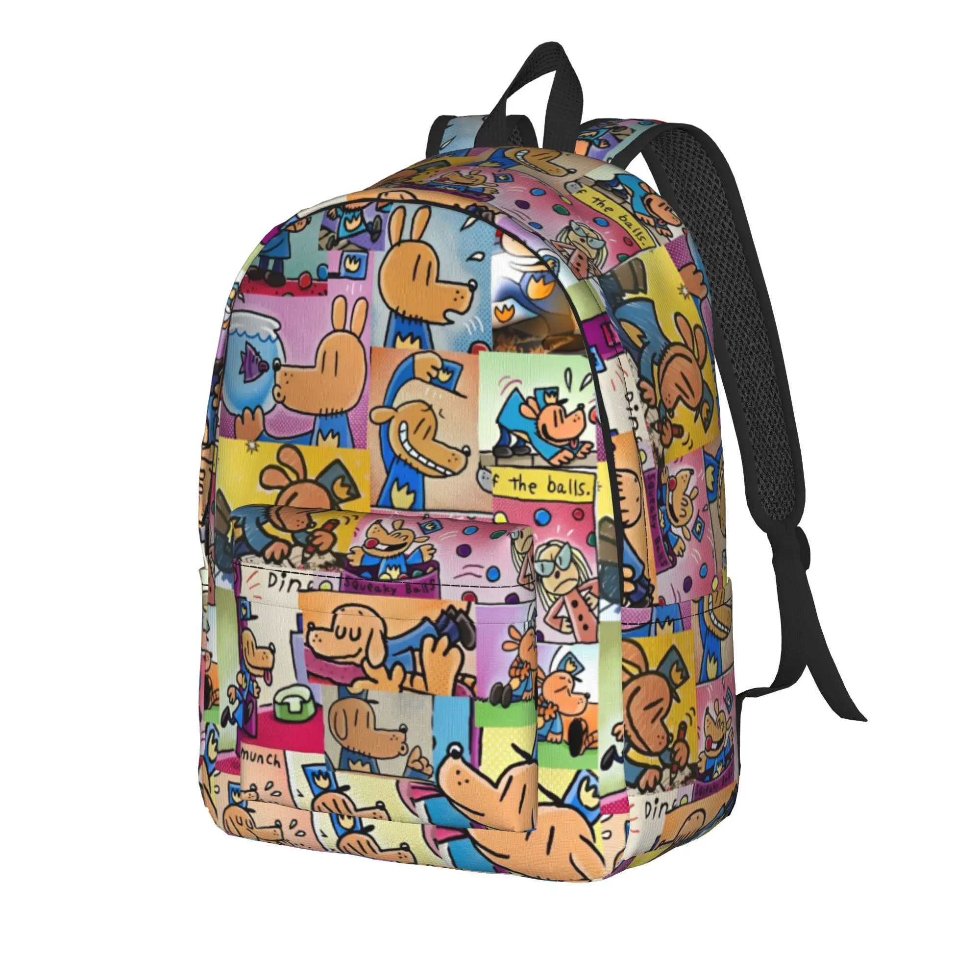 Dogmans  Movie Comic Backpack for Men Women Fashion High School Business Daypack Cartoon Laptop Computer Shoulder Bag Sports