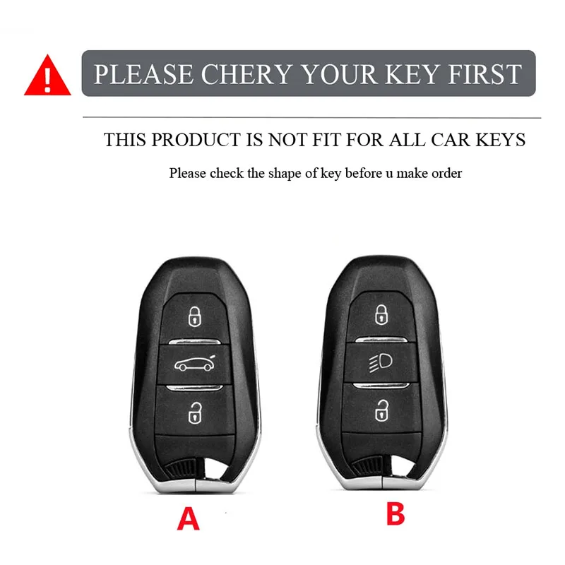 Soft TPU Car Key Case Full Cover Shell for Peugeot 3008 2008 5008 508 308 208 Citroen C5 C4 C3 C1 C2 Grand DS3 DS5 Picasso