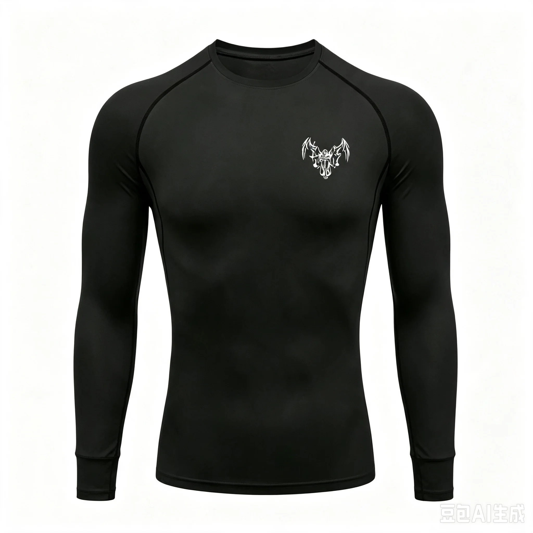Fallen Angel 2026 Men's Sports T-shirt Training Fitness Compression Long Sleeve Rashguard for Men Quick Drying Trainning Shirt
