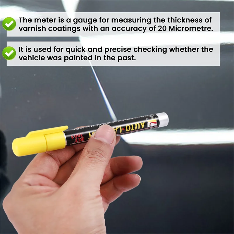 

A04E-автомобильный измеритель толщины краски для автомобильного инструмента, измеритель аварии с магнитным наконечником, индикация шкалы