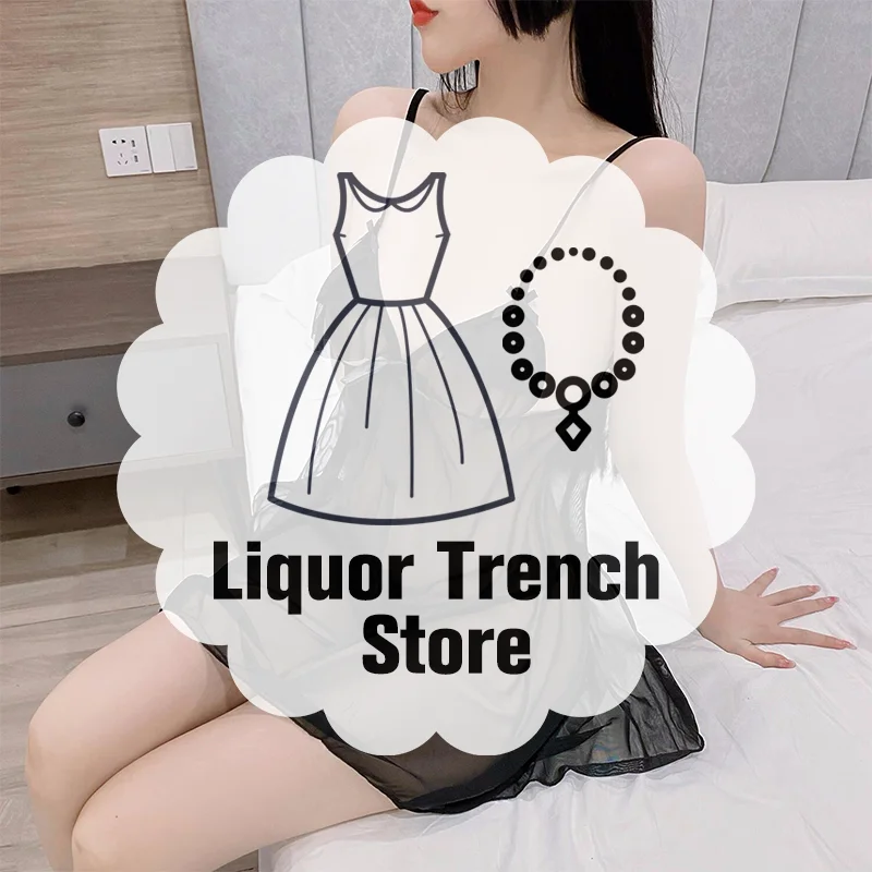 

Sexy Lingerie Camisole Nightgown Bow Sexy Princess Dress Pure Desire Pajama Set