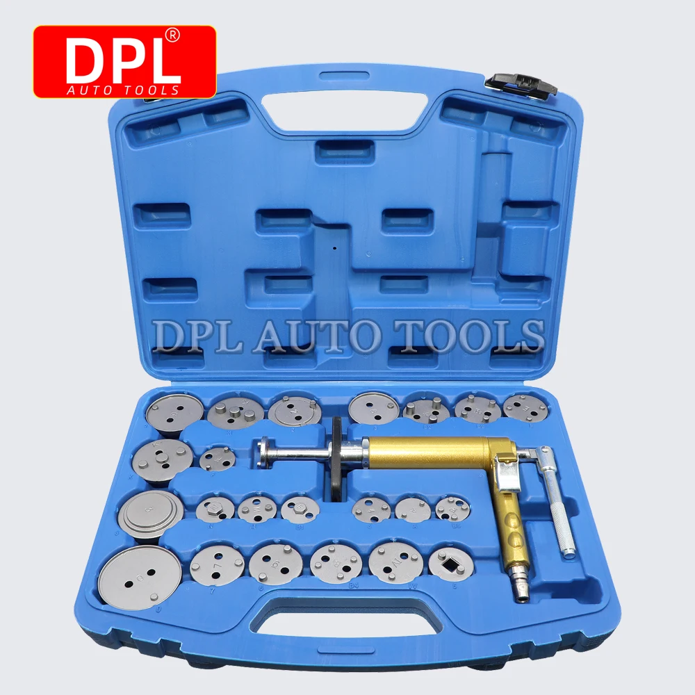 

Universal 23pcs Pneumatic Brake Piston Wind Back Tool Set Auto Wind Back Car