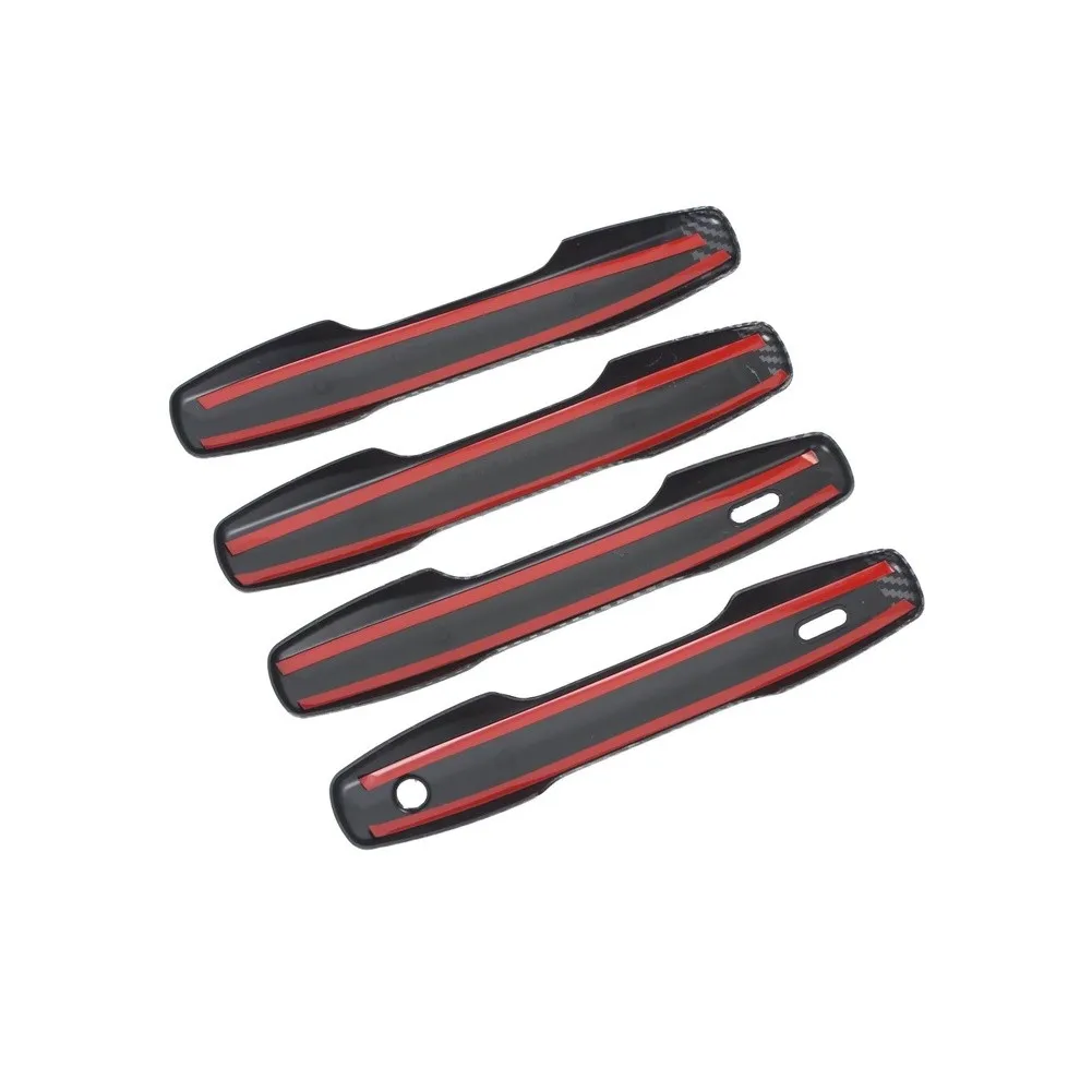 Install Vehicle Trim Covers Door Protector Car Handle Shield Black Robust ABS Plastic Construction  Install Vehicle
