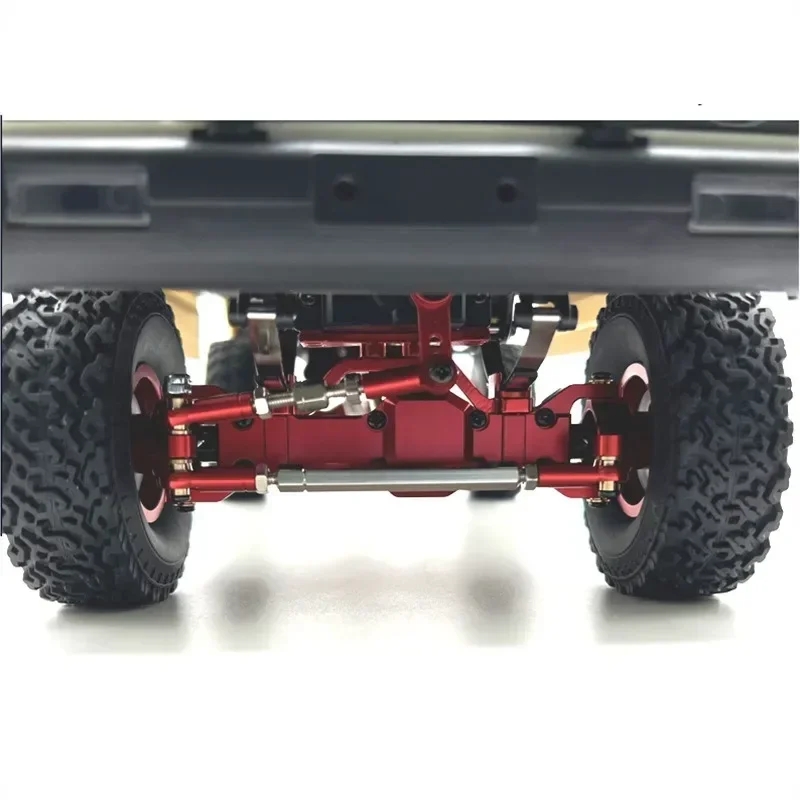 WPL 1/10 C74 1/16 C14 C24 C34 C54 B14 B24 メタル製フロントリアアクスルとドライブシャフトサーボアームセット RCカー改造パーツアクセサリー