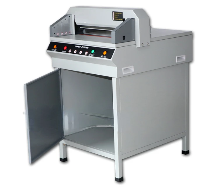 450VG+ Electric Paper Cutter 220V 800W digital automatic Cutter Paper Cutting Machine Paper Trimmer A3 Format Cut 4CM Thick