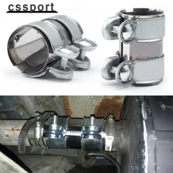 2inch/2.5inch Car modification universal low carbon stainless steel clamp turbo exhaust pipe clamp buckle tail throat hoop steel