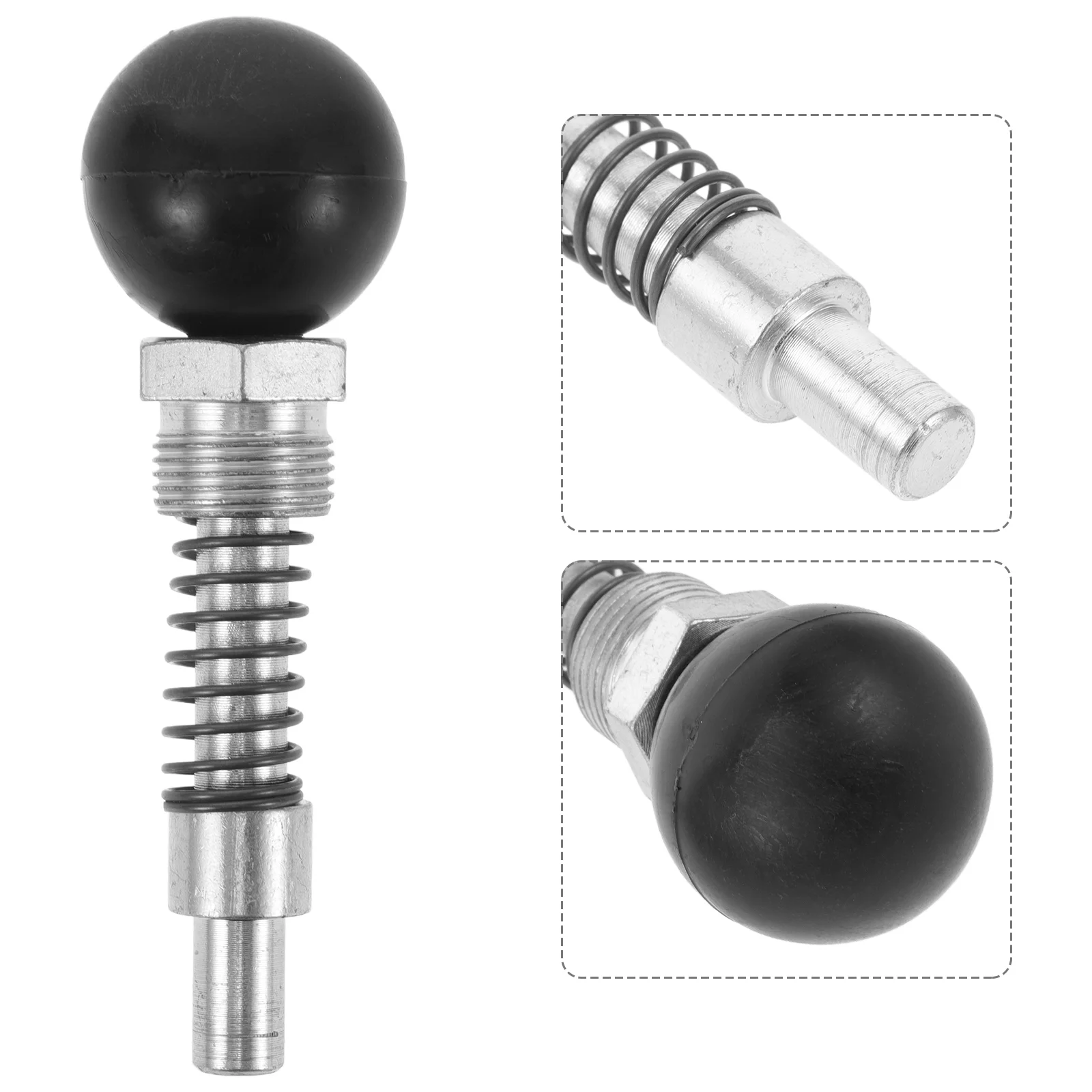 Adjust Spare Fitness Equipment Latch Black Handles Aluminum Alloy Steel Bike Pull Pin Knob