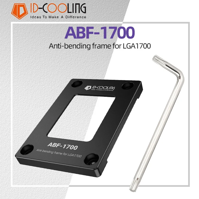 

ID Cooling ABF 1700 Anti Bending Buckle Frame Aluminum 12 13 14 Generation CPU Fastene for LGA1700 Comes with Screwdriver