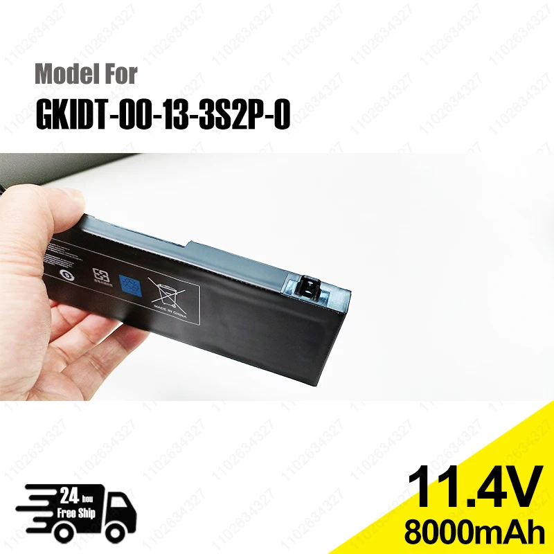 Neue 11,4 v 8200mah GKIDT-00-13-3S2P-0 laptop akku für xpg xenia 15 für schenker xmg fusion 15 xfu15l19 GKIDT-03-17-3S2P-0