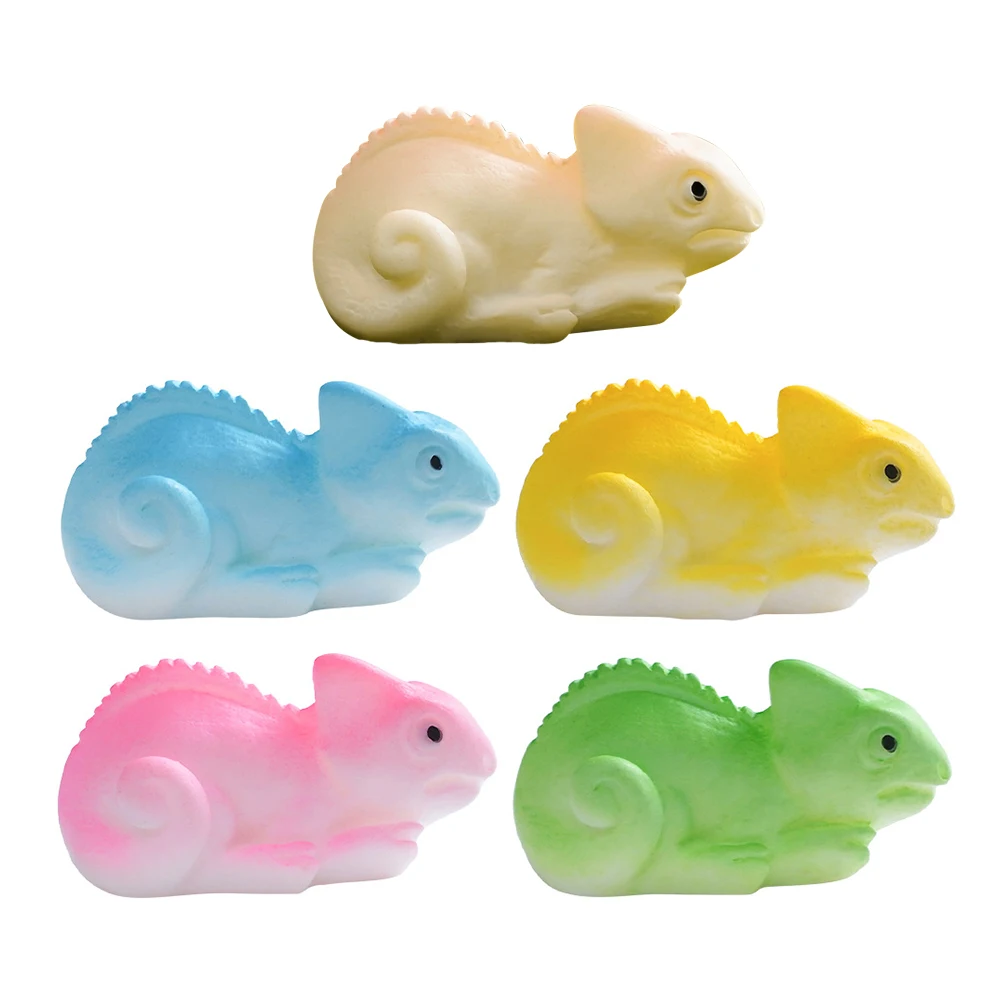 

5 Pcs Simulated Lizard Decorations Mini Animals Resin Crafts Microlandscape Accessories