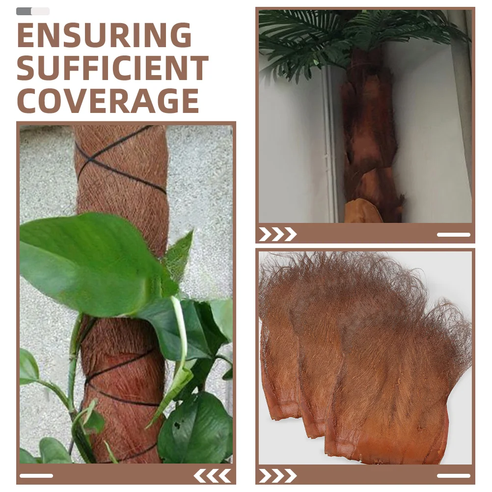 5 stücke Landschaftsbau Palme Rinde Palm Faser Baum Rinde DIY Palme Rinde Dekoration palm hintergrund rinde