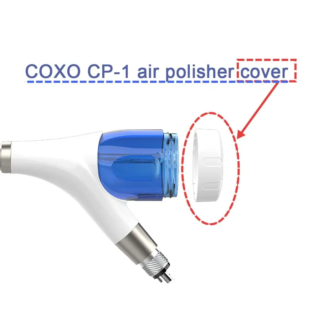 Стоматологические аксессуары COXO CP-1: сменные пластиковые насадки для субгенаментов, крышка порошковой коробки для воздушно-полировщика и насадка