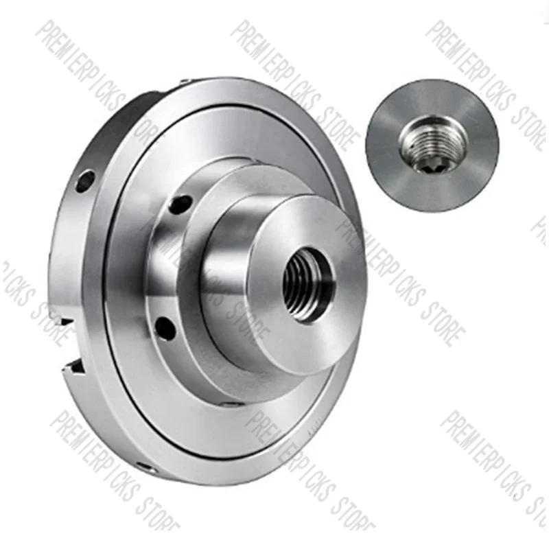 6-Inch Jaw Chuck Self-Centering huck Linkage Four- Woodworking Lathe Manual Positive and Negative